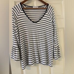 Calvin Klein French inspired t shirt / blouse